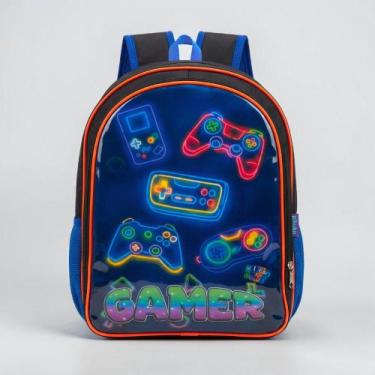 Imagem de Mochila Infantil Escolar Masculino Reforçada Menino Cristal Grande Juv