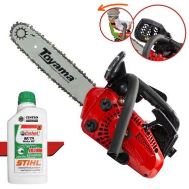 Imagem de Moto Serra Profissional Toyama TCS25X À Gasolina 2T 25,4cc 1,14HP Alta