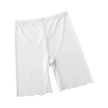 Imagem de Shorts De Segurança Femininos plus Size De Cintura Alta Sem Costura Em