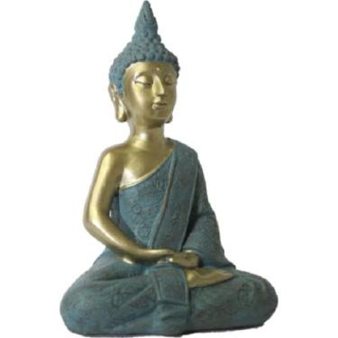 Imagem de Buda Com Manto Azul - Sy1513sr1 - Comercial Z