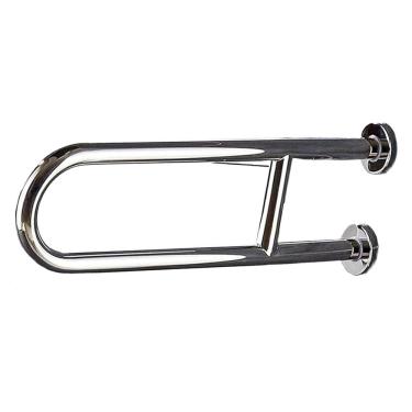 Imagem de Barra de Apoio em U 45cm Banheiro Box Seguranca Idosos Cadeirantes Gestantes Casa de Repouso Hospitais Lavabos