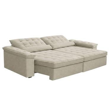 Imagem de Sofá Retrátil e Reclinável 4 Lugares 2,50m Sole