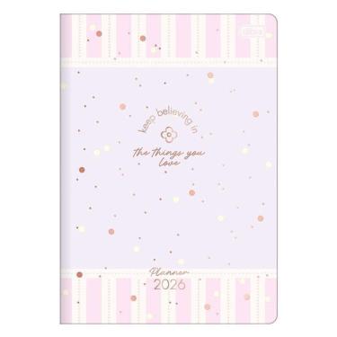Imagem de Agenda Planner Soho 2026 Grampeado 20 Folhas Listras - Tilibra