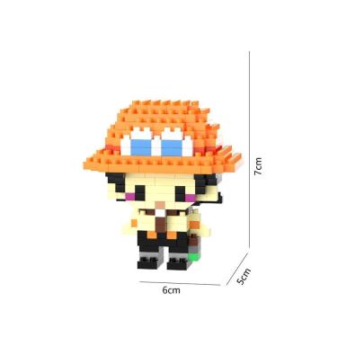 Imagem de Blocos de Montar Infantis F3034 Brinquedo Educativo em Plástico ABS Ecológico Acabamento Suave MOC OEM