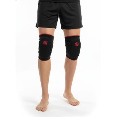 Imagem de Joelheira com Proteção Slide  Flamengo - N1 Sport, G, Vermelho, Preto