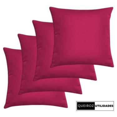 Imagem de Kit com 1 até 10 Capas de Almofadas: Pink / Rosa - 40x40 - Decorativa 
