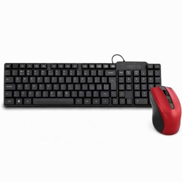 Imagem de Kit Teclado e Mouse Sem Fio com Bluetooth Integrado Escritório 2.4GHz 