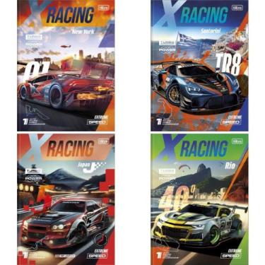 Imagem de Caderno Brochurao Capa Dura X-RACING 80FLS. PCT.C/05 - Tilibra
