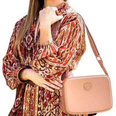 Imagem de Bolsa Moleca Feminina Transversal Pequena Tiracolo -, Nude