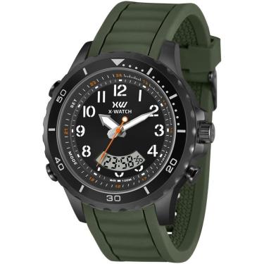 Imagem de Relógio X-Watch Anadigi Black-Masculino
