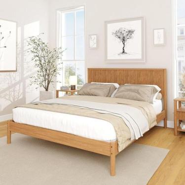 Imagem de Cama Queen Oiti CabeCasa MadeiraOriginals Marrom - CabeCasa MadeiraMad