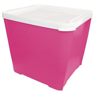 Imagem de Porta Ração 15 Kg Pote Grande Para Cachorros Gatos Com Vedação Antifor