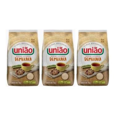 Imagem de Açúcar Demerara Naturale União 1Kg - 3 Unidades