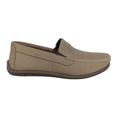 Imagem de Mocassim Masculino Pegada 141605-05 Jeans, Areia, Washed cravo, 39