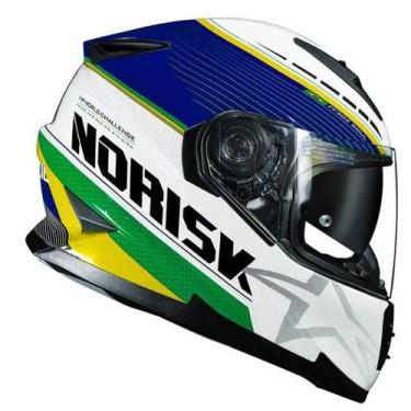 Imagem de Norisk capacete ff302 grand prix, Brasil, 62