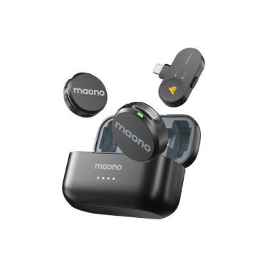 Imagem de Microfone De Lapela Sem Fio Maono Wave T5 Lightning WM650