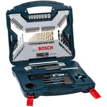 Imagem de Kit de Brocas e Acessórios X-line 2607017397 2607017397000 100 Peças Titânio em Maleta Bosch