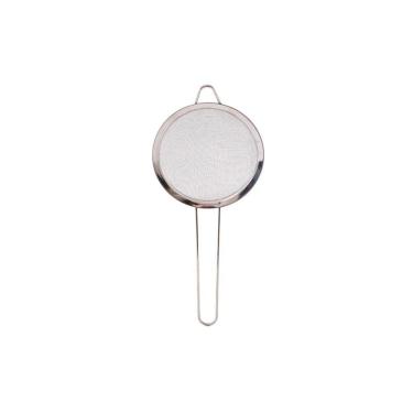 Imagem de Peneira de Cozinhar em Inox 12cm para Coar Sucos Farinhas e Massas Aço Inoxidável Cabo Ergonômico Wincy