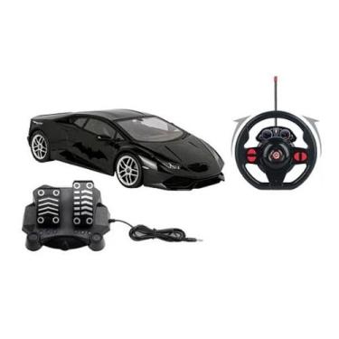 Imagem de Carrinho Batman Controle Remoto Com Acelerador 7 Função - Candide