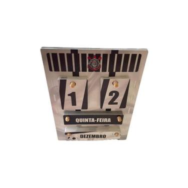 Imagem de Calendário time mdf relevo