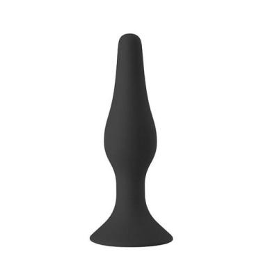Imagem de Plug Anal Cônico com Ventosa em Silicone - 16,0 cm de Comprimento e 3,