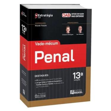 Imagem de Vade Mécum Penal 44º exame da ordem 2025 13ª Edição - Rideel