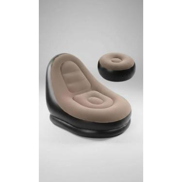 Imagem de Poltrona Inflável Conforto com Puff - Congratulations Store