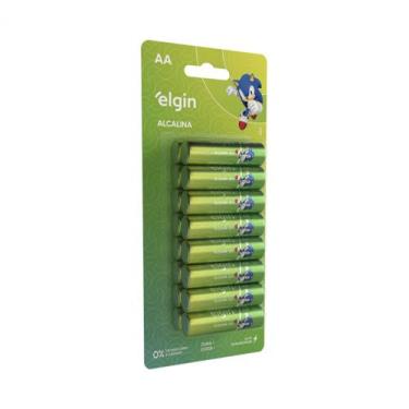Imagem de Pilhas AA Alcalinas com 16 Unidades 82351 - Elgin
