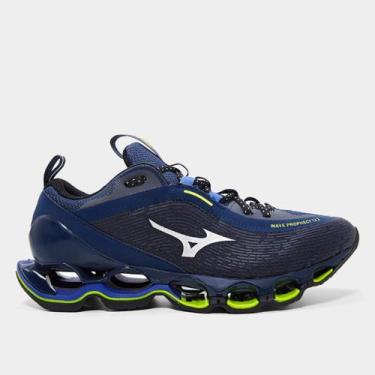 Imagem de Tênis Mizuno Wave Prophecy 13.2, Marinho, Azul, 42