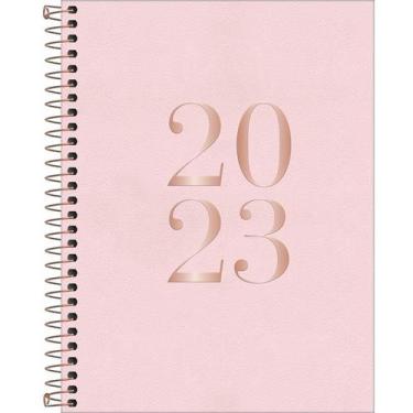 Imagem de Agenda Tilibra 2023 Executiva Vanilla Rosa