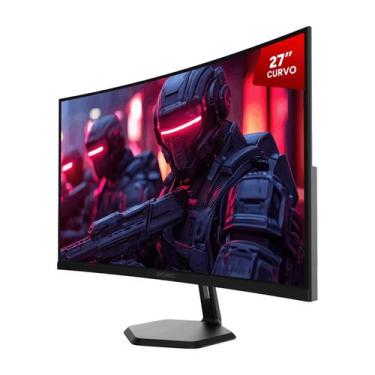 Imagem de Monitor Gamer PCYES O-Creed O27CQ 27" Curvo Qhd Va 180HZ 1MS Hdmi/Vga 
