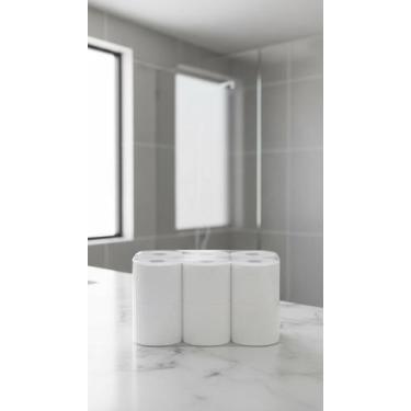 Imagem de Papel Higiênico Folha Dupla 60m 12 Rolos Neutro - Congratulations Stor