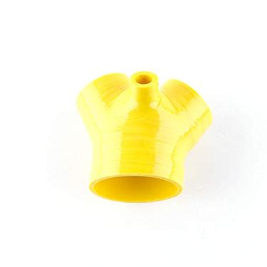 Imagem de LUXERAD Mangueiras de radiador de silicone de desempenho de 3 camadas 4,5 mm para udi S4 RS4 Biturbo A6 B5 2.7T Bi-Turbo (Amarelo)