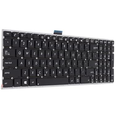 Imagem de Teclado de substituição para laptop, 102 teclas de teclado de substituição de computador fácil substituível 5 milhões de teclas teclado prático para escritório