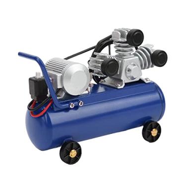 Imagem de yangsense Mini compressor de ar simulado, compressor de ar seguro RC exclusivo ambiental para Redcat Gen8 1/10 para carro RC 1/10 para SCX10 1/10 (azul)