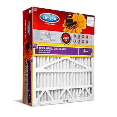 Imagem de BestAir A201-SGM-BOX11R Filtro de forno de limpeza de ar com moldura de papelão, MERV 11, para Aprilaire/SpaceGard 2200, 2250 (201) e Lennox PMAC-20C 61 cm, 50,8 cm x 63,5 cm x 15 cm, embalagem única