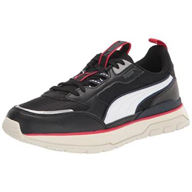 Imagem de PUMA Tênis unissex R78 Trek, Preto/branco, 13 Women/11.5 Men