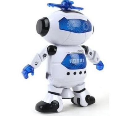 Imagem de Brinquedo Robô Dance Com Luz E Som- Funciona A Pilha