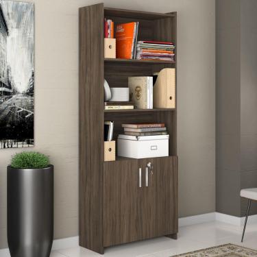 Imagem de Armário Para Escritório 2 Portas 56118 Nogal Trend- Notavel