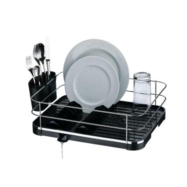 Imagem de Escorredor De Louças Preto E Cromado Para 12 Pratos Future