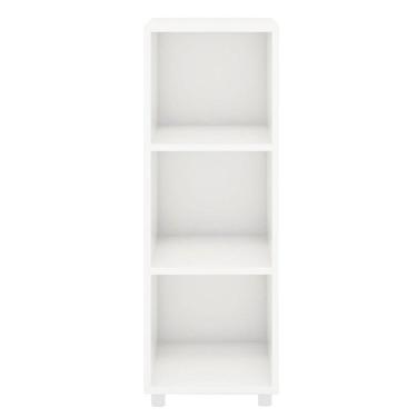 Imagem de Estante Livreiro Modular 3 Nichos Austin  DRD Móveis Branco Perfect Wood