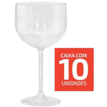 Imagem de Kit 10 Und Taças Gin Acrílico Lps  580 Ml - Transparente - Lapa Sublim