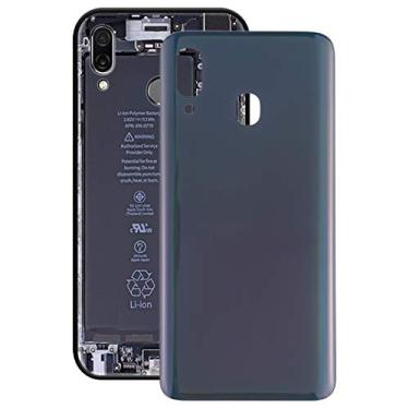 Imagem de HONGYAN Peças de substituição de telefone celular Bateria tampa traseira para Galaxy A20 SM-A205F / DS Acessórios telefônicos