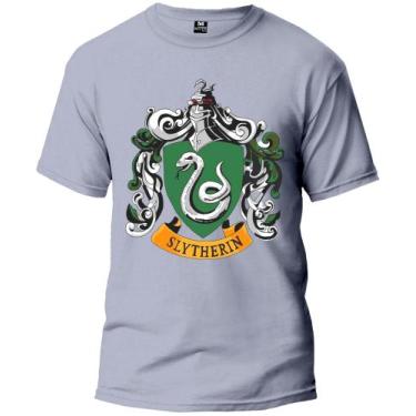 Imagem de Camiseta Harry Potter Sonserina Básica Malha Algodão 30.1 Masculina E