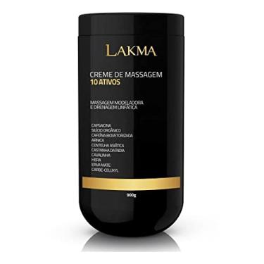 Imagem de Lakma Creme 10 Ativos 900G - Massagem Modeladora E Drenagem