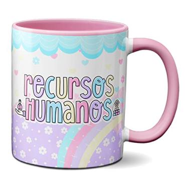 Imagem de Caneca Recursos Humanos Presente Criativo Profissional RH (Rosa)