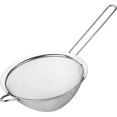 Imagem de Peneira Cônica Funil Alimentos Inox Grande Cozinha 20 cm