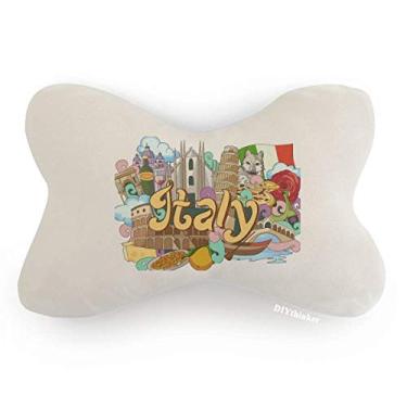 Imagem de DIYthinker Almofada para decoração de pescoço com acabamento de carro, Catedral de Milão, Itália