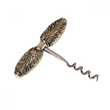 Imagem de Saca-rolha de Aço Inox Decorativo Silver