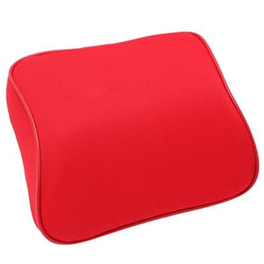 Imagem de Almofada de Pescoço de Carro Aramox para Automóveis, Almofada de Pescoço de Assento de Carro de Espuma Viscoelástica Confortável Universal Suporte de Pescoço Vermelho